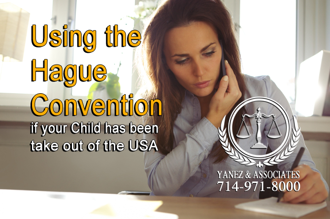 Using the Hague Convention if your Child has been take out of the USA